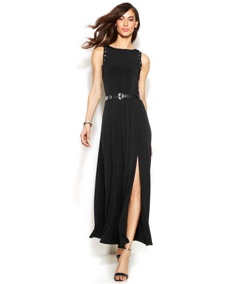 black michael kors maxi dress|Michael Kors high end dresses.